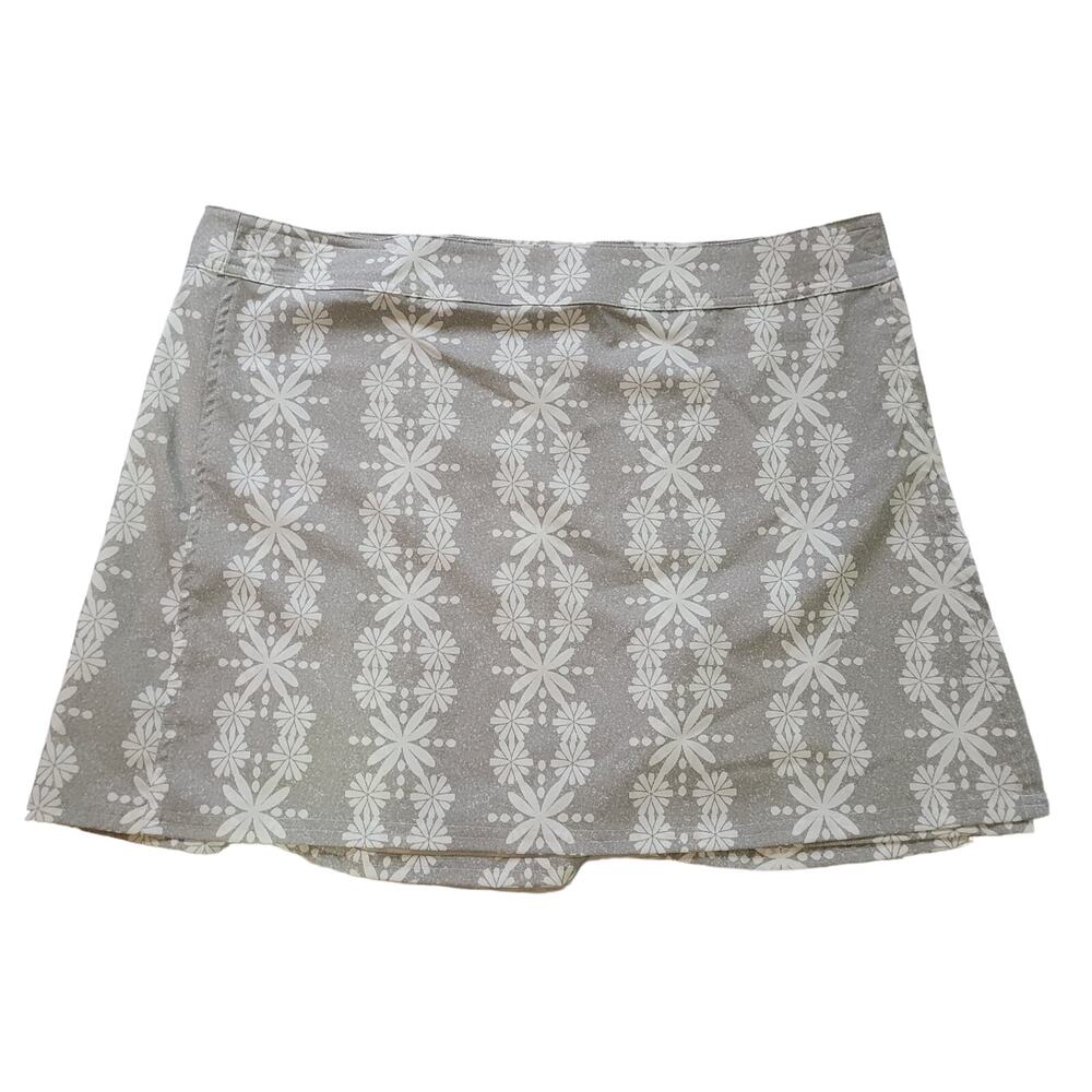 Ripskirt Hawaii Size XL Boho Lei‎ Floral Gray Adjustable Lotta Leg Summer Skirt